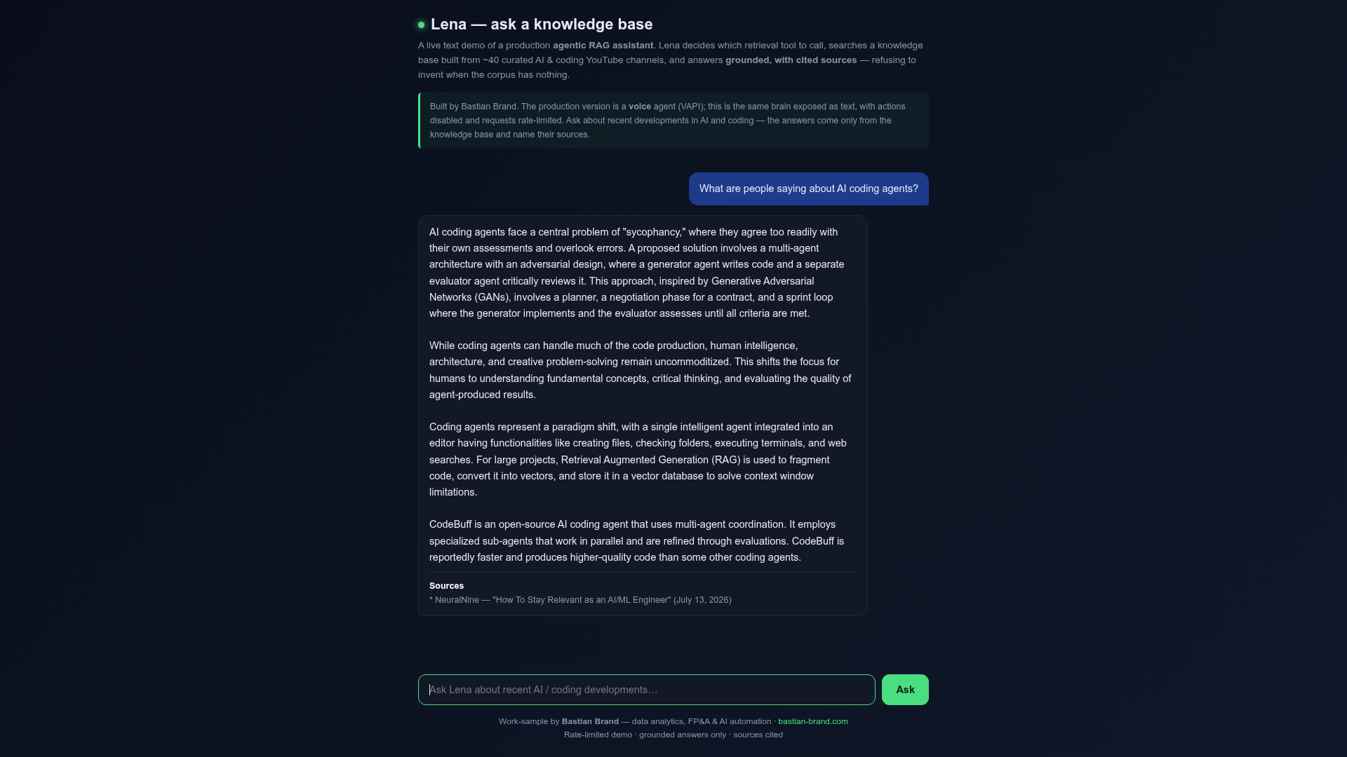 Conversational AI Assistant
